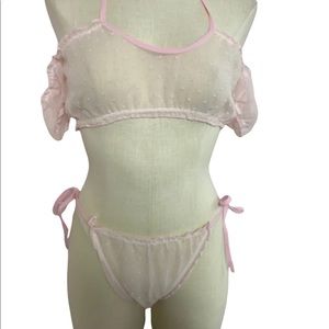 New! Pink Lingerie